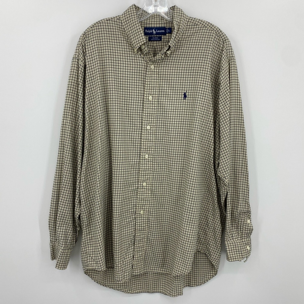 Mens Ralph Lauren Plaid Blue Label
